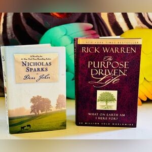 “Purpose Driven Life” & “Dear John” Books (BUNDLE of 2)…